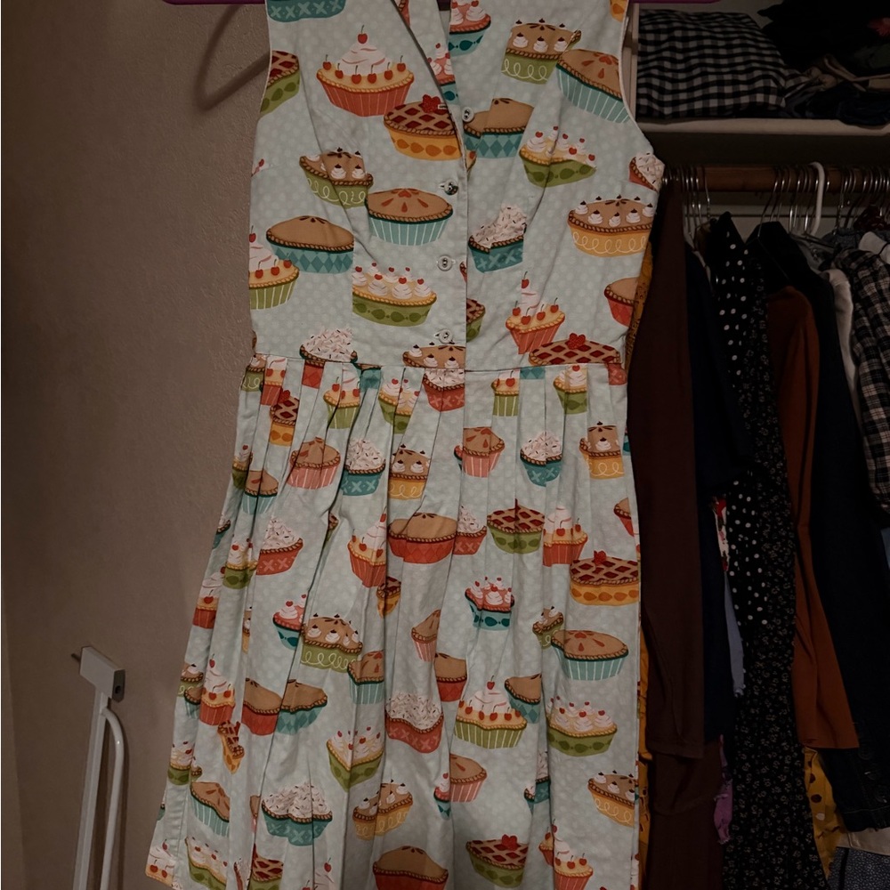 Modcloth Multicolor pie Print Dress